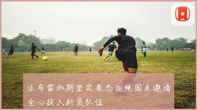 法布雷加斯坚定表态拒绝国米邀请全心投入科莫队伍